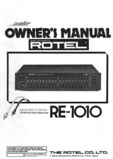 Rotel RE-1010 Equalizzatore