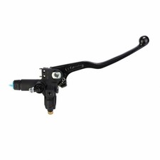 Pompa freno anteriore BREMBO 10505310 assiale nera leva fissa