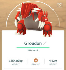 Groudon LeveI 50 Set di 3