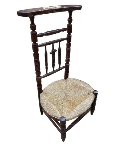Silla reclinatorio madera - silla,