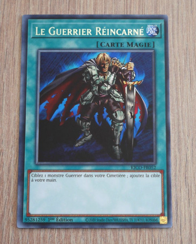 Carte le guerrier - carte,