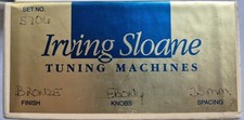 Irving Sloane Meccaniche