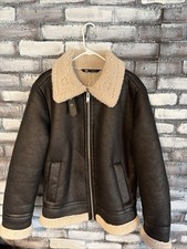 ZARA Giacca Uomo Ecopelle Nera