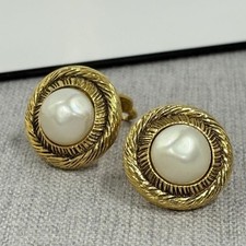 Orecchini Chanel Vintage Tono
