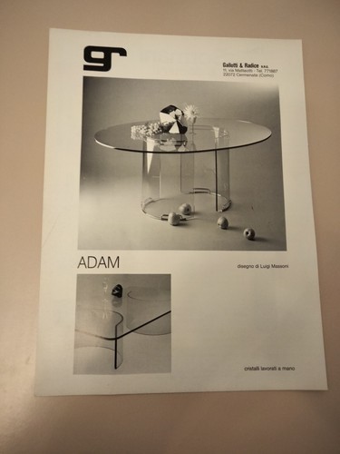 1982 tavolo adam design - design, luigi