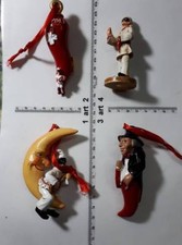 1 CORNO CORNI SCIO' resina porta fortuna portachiavi  horn charms pulcinella 