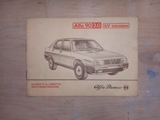 ALFA ROMEO ALFA 90 2.0 6V