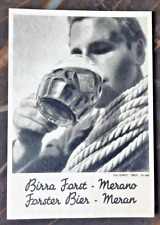 Cartolina pubblicitaria Birra