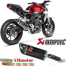 Akrapovic Honda CB 300 R 2018 Terminale Di Scarico Per Moto In Carbonio Racing
