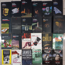 LOTTO 24 libri MISTERO NOIR Thriller Gialli Storico spy story GEDI