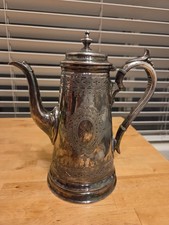 James Dixon & Sons, WS Burton Ornate Rocco revival teiera vittoriana Sheffield