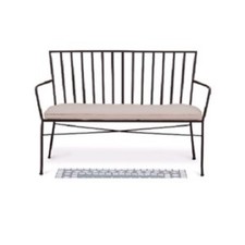 PANCA VESUVIO IN FERRO CON