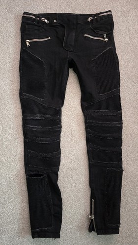 Jeans balmain nero usato - jeans,