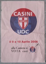 Manifesto Elezioni Casini UDC 2006 Circoscrizione Sardegna Camera Politica