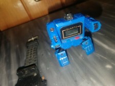 Orologio Transformers Vintage Anni '80 Quartz Watch. Robot Transformers Blu