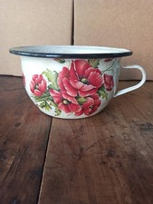 Vaso notte smalto vintage