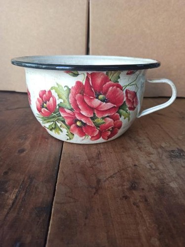 Vaso notte smalto - , vintage