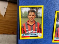 CALCIO VALLARDI FRATELLI 1992 MILAN COSTACURTA N 195  ***