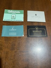 Certificati Garanzia Vintage e