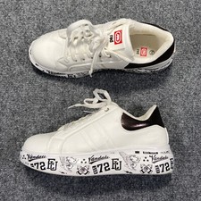 Red Mark Ecko Shoes Womens 10 White Black Print Vandals Slip Resistant Cushioned