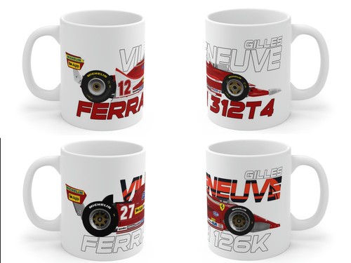 Tazze gilles villeneuve - gilles,