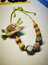 Collana allattamento fiore - collana, allattamento,