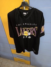 Maglia Lakers( NBA) A Maniche Corte Uomo Nera,Taglia M. MISURE IN DESCRIZIONE