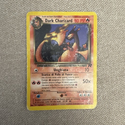 Carta pokemon dark - pokemon, charizard