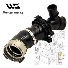 Tubo intercooler scarico per