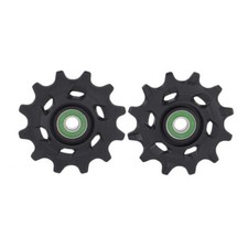 pair of gearbox pulleys red