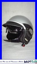 CASCO GRAN TURISMO STYLE DRASKA JET COLORE PLATINO TAGLIA XS