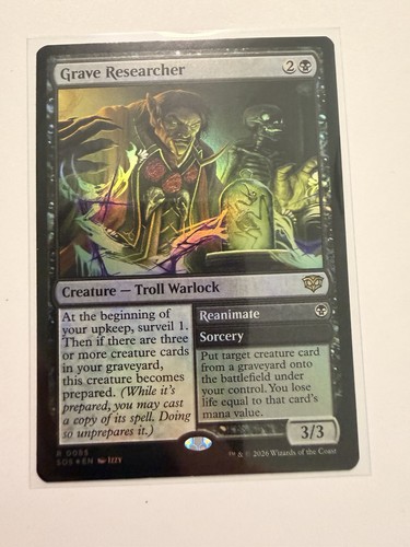 Grave researcher - researcher, (foil)