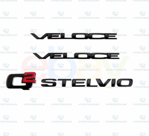 Kit emblema logo per - per, alfa