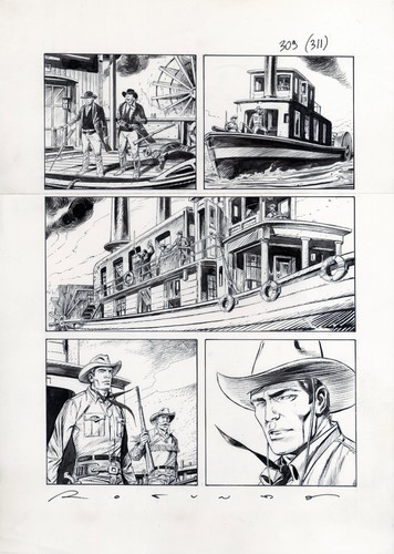 Tex tavola originale - -, di