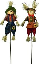 SPAVENTAPASSERI DISSUASORE VOLATILI ORNAMENTO DECORAZIONE GIARDINO ORTO 2PZ 95CM