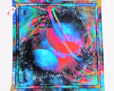 Foulard femme en soie 100% 89x89 authentique PAVLOVO POSSAD RUSSIE female scarf