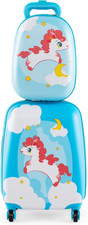 2 in 1 Set Di Valigie Unicorno