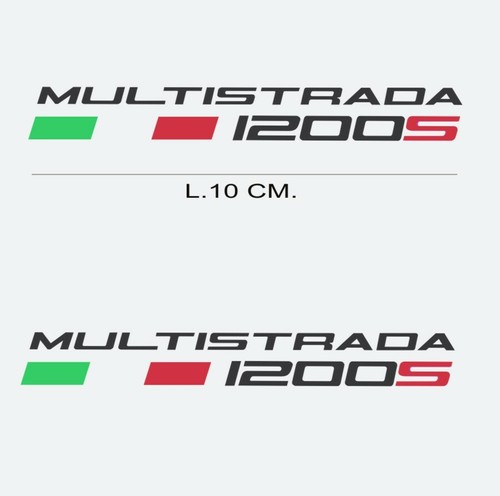 Coppia adesivi moto scritta - di,
