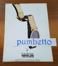 Advertising Italian Pubblicità Werbung ( 1984 ) TRUSSARDI Gold Inside