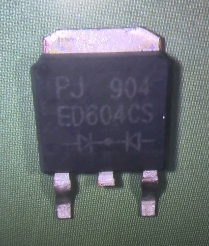 Ed604cs diodo array 400v - 400v, 6a