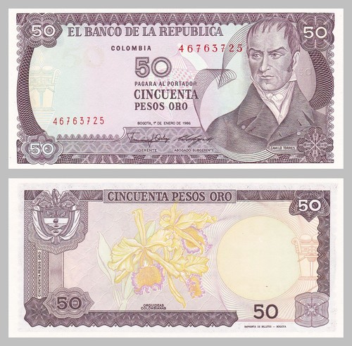 Colombia 50 pesos - colombia,