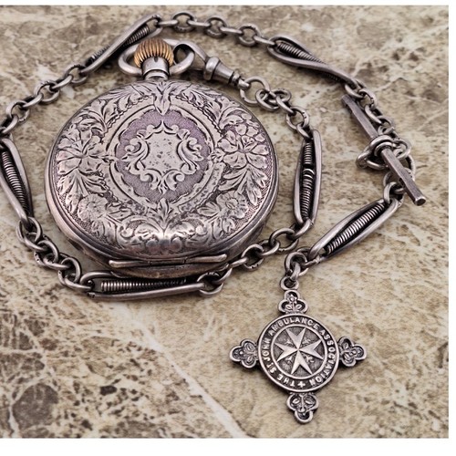 Ww1 orologio tasca argento - tasca,