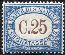 timbre-taxe 1939 Saint-Marin
