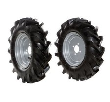 Coppia ruote gommate 4.00-10"
