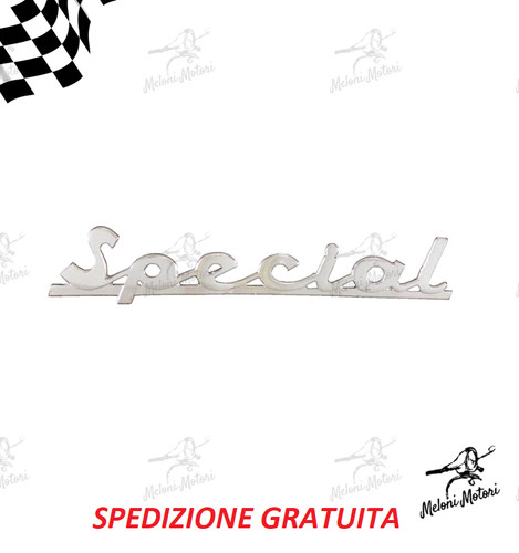 Targhetta scritta posteriore - targhetta,