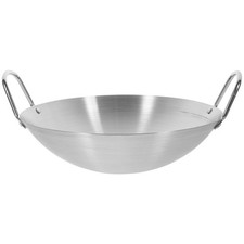  Pentola Wok Acciaio Inox