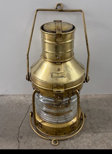 Lanterna olio nautica ottone