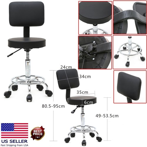 Sgabello rotondo imbottito con - sgabello,
