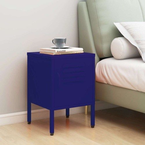 Vidaxl comodino blu - comodino,