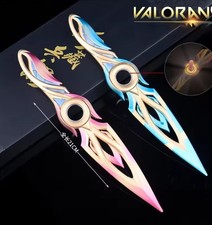 Valorant Kunai Mystbloom 21cm – Coltello Modello in Metallo Girevole da Collezio